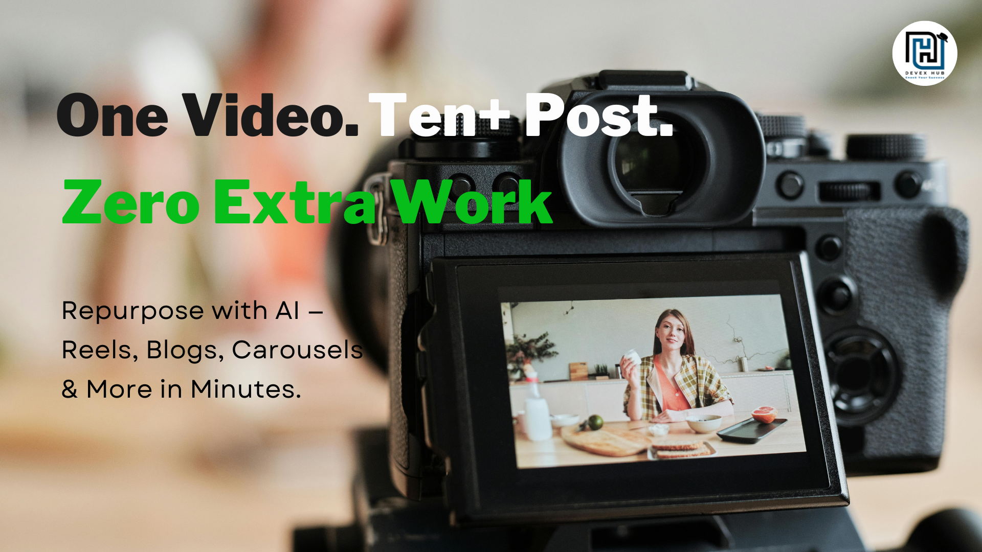 Turn Your YouTube Video into 10+ Pieces of Content — Automatically